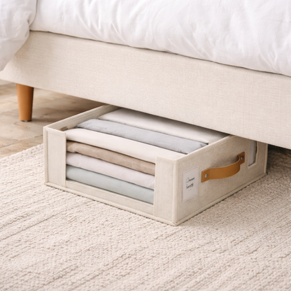 Bed Sheet & Blanket Foldable Organizer - Premium Storage Solution