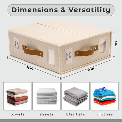 Bed Sheet & Blanket Foldable Organizer - Premium Storage Solution