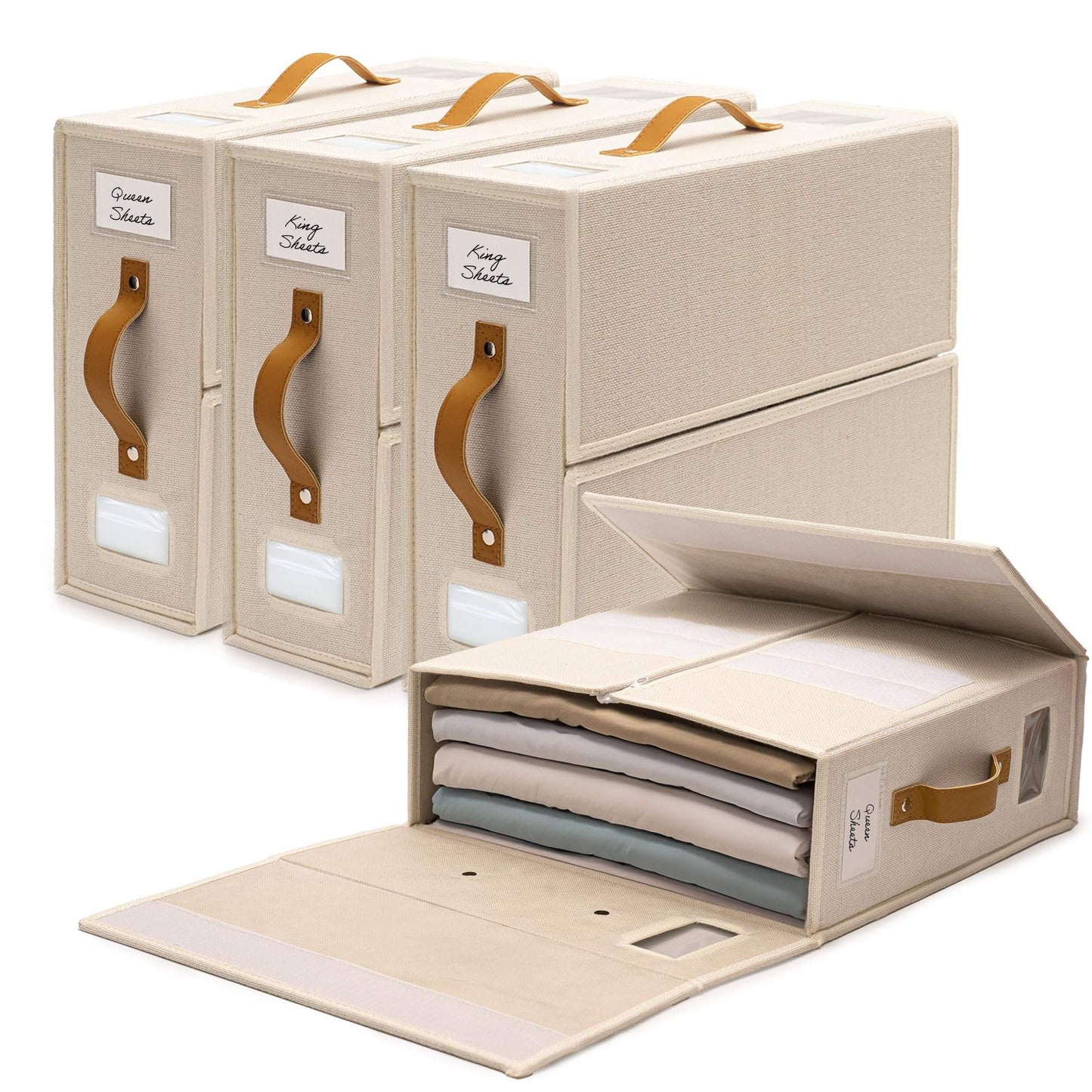 Bed Sheet & Blanket Foldable Organizer - Premium Storage Solution