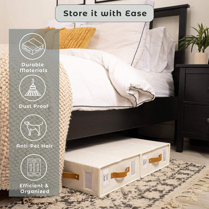 Bed Sheet & Blanket Foldable Organizer - Premium Storage Solution